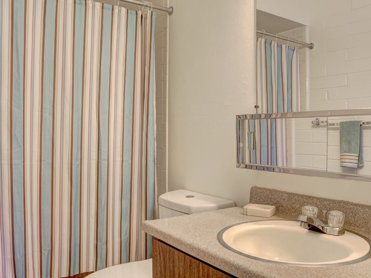 Bathroom Vanity at Canyon Vista Apartments in Tucson, AZ